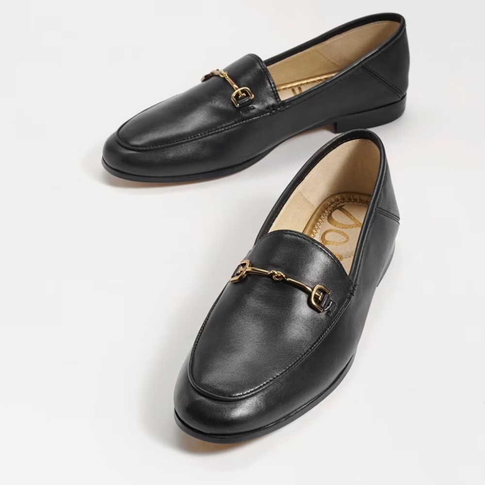 Sam Edelman Leather Loraine Bit Loafer Black Size 9.5